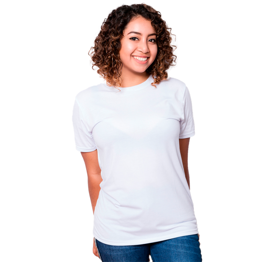 Polo cuello redondo manga corta