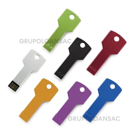 MEMORIA USB MODELO LLAVE C/ ESTUCHE DE METAL 16GB - COD UD-327