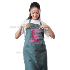 Mandil en Drill o Casimir | Mandil Publicitario con Logo