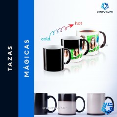 Taza mágica sublimada personalizada | Grupo Loan