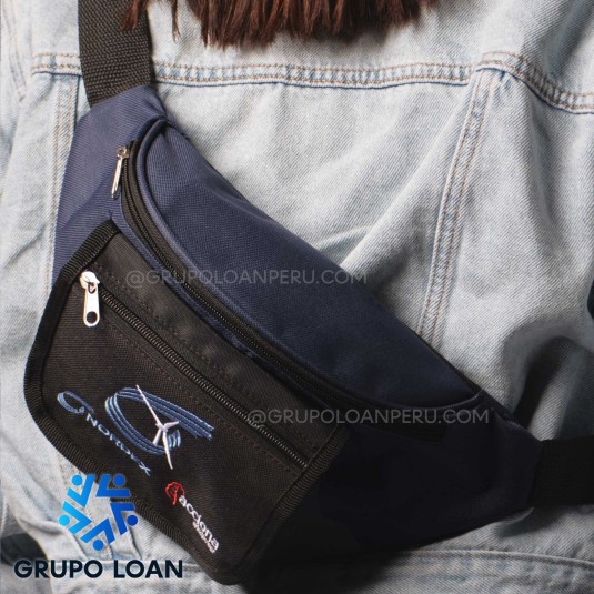 Canguro publicitario personalizado con logo corporativo